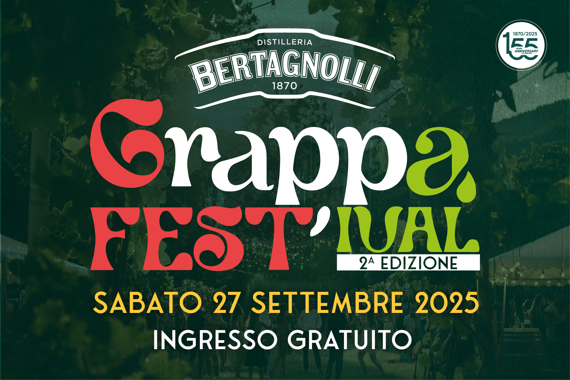 Banner Grappa Festival 2025 Distilleria Bertagnolli